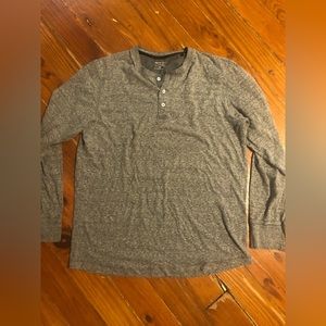 Heather gray Henley shirt